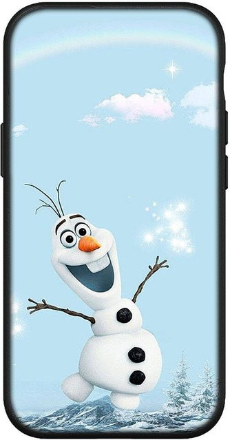 Handyhülle mit Comics Elsa Anna Olaf Design für Samsung Galaxy S25 S24 S23 S22 Ultra FE Plus A17 A37 A57 A56 A55 A06 A16 A15 A36 A26 A35 A05 A25 A54 A34 in Natur - Bild 1