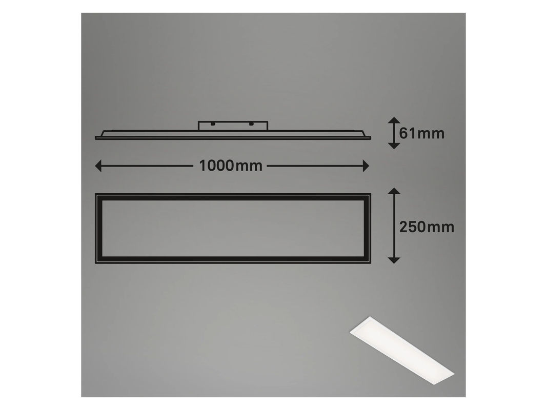 BRILONER LED Decken-Panel in Weiß mit dimmbarer Farbtemperatursteuerung und Fernbedienung - Bild 4