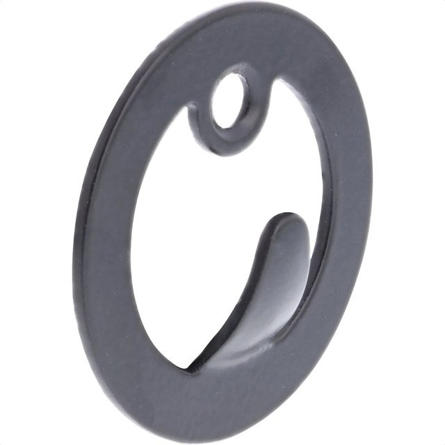Wagner Wandhaken Hooks4home Retro aus Stahl in Schwarz Matt, Durchmesser: 40 mm, Tiefe: 10 mm - Bild 1