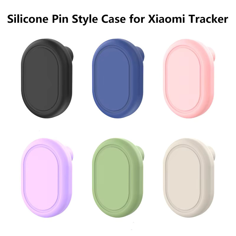 Silikonhülle für Xiaomi Tag mit verstecktem Pin-Halter als Rundumschutz in Pink oder Black - Bild 2