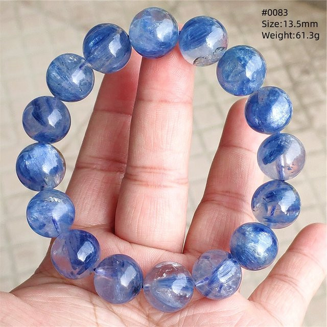 MUKO GEMS Armband, blau, Kyanit, Perlen, Unisex - Bild 1
