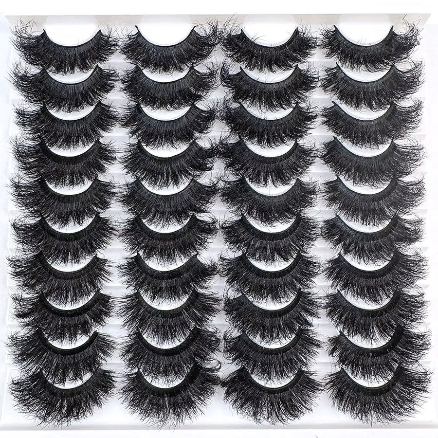 UMIRYAO Wimpern DD Curl Faux Mink, Black, 20 Paar - Bild 2