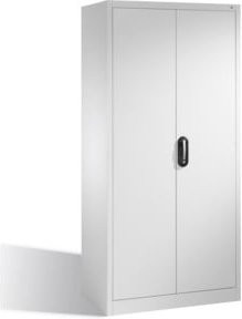 C+P Werkzeugschrank mit Drehtüren und 4 Regalböden in Lichtgrau, H: 195 cm, B: 93 cm, T: 50 cm - Bild 1