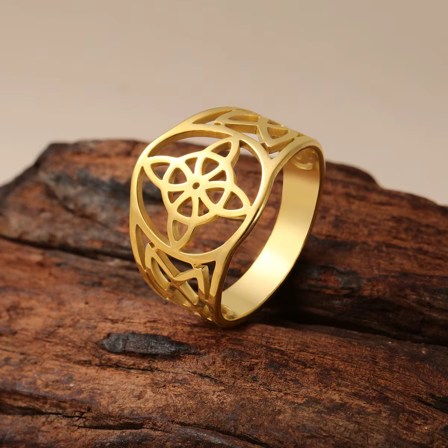 LIKGREAT Ring, Edelstahl, Unisex - Bild 2