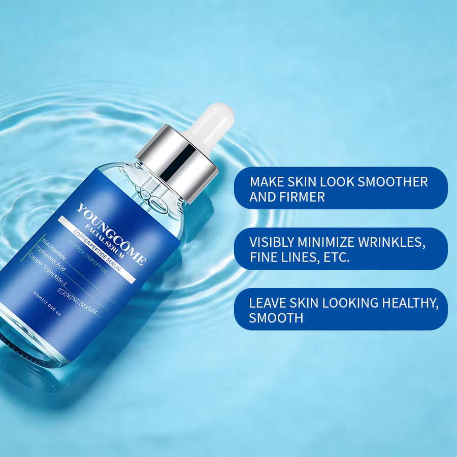 YOUNGCOME Kupferpeptid-Serum mit Hyaluronsäure, Gesichtsserum, Unisex - Bild 3