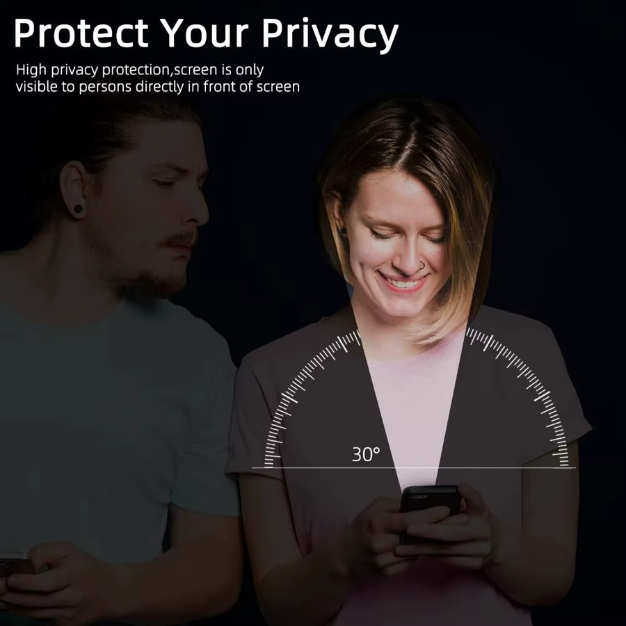 2 Stück Sichtschutzfolie für Xiaomi 17T Pro und Xiaomi 17T Anti-Spionage Schutzglas transparent - Bild 5