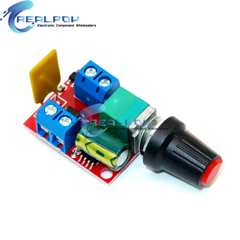 REALPOY Mini PWM DC Motor Drehzahlregler und LED Dimmer 3V-35V - Bild 2