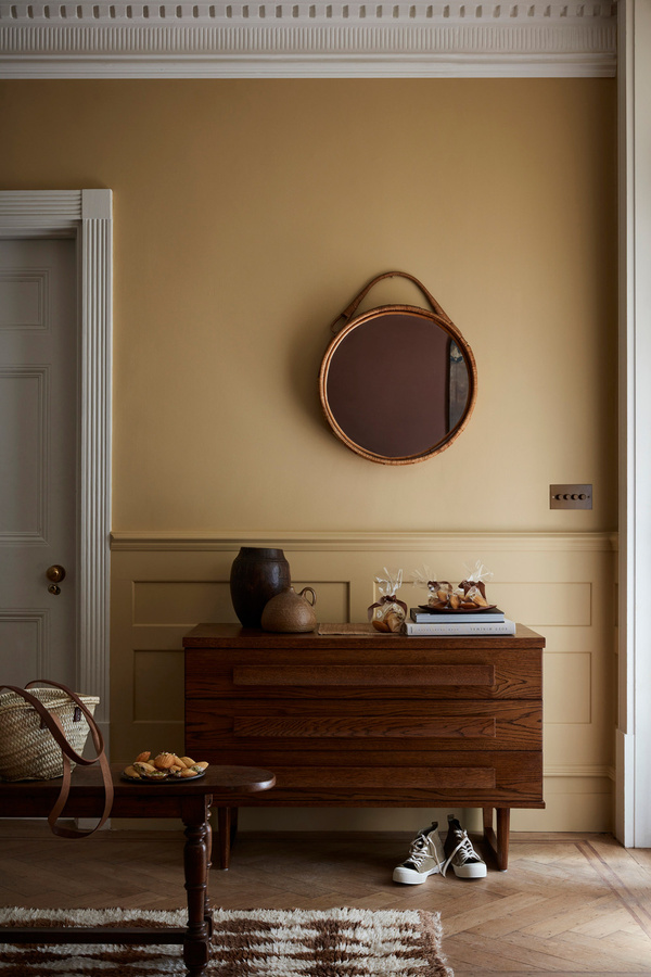 Little Greene Absolute Matt Emulsion Wandfarbe Madeleine 338 Goldgelb 1 l - Bild 1