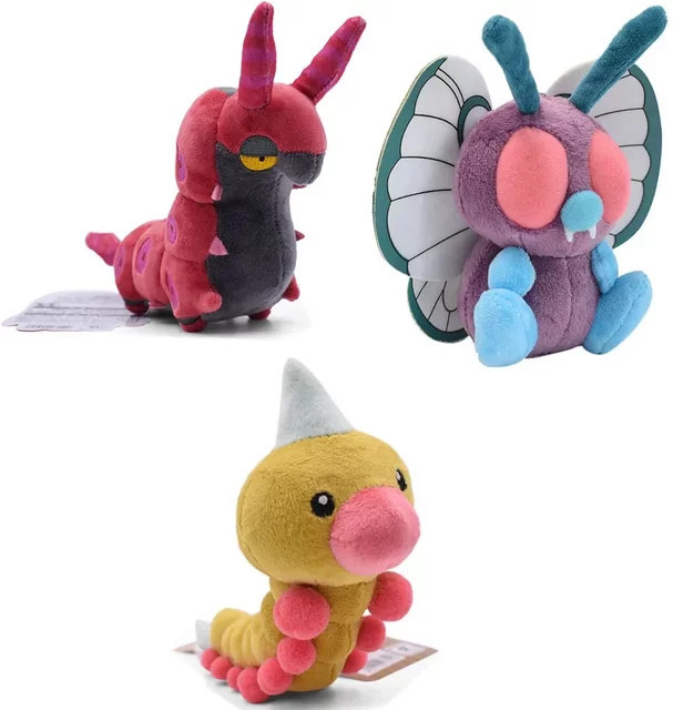 DUODUOBAO Pokémon Butterfree Weedle Plüschtiere, Plüsch / Textil - Bild 1