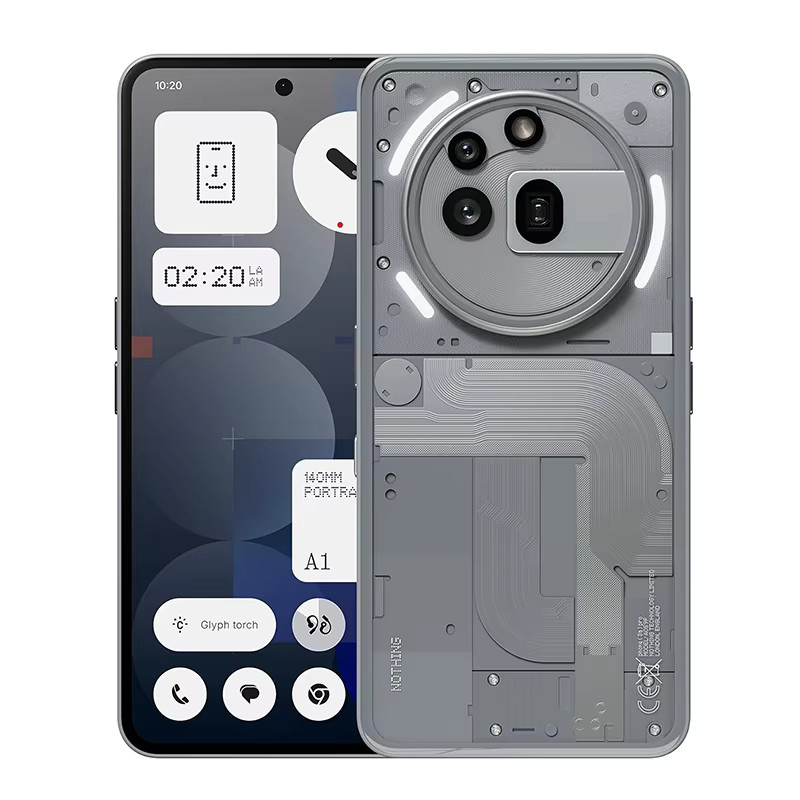 Nothing Phone (3a) Pro Globale Version in Grau mit Qualcomm Snapdragon 7s Gen 3, 5G, 6,77-Zoll-AMOLED-Bildschirm 120Hz und Dual-50-MP-Kamera - Bild 5