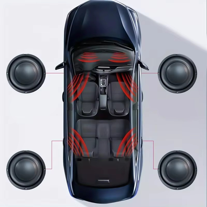 Q-PERTORS 6,5-Zoll Hochleistungs-Subwoofer für Automobile in Schwarz, 4-Ohm-Bass-Lautsprecher - Bild 4