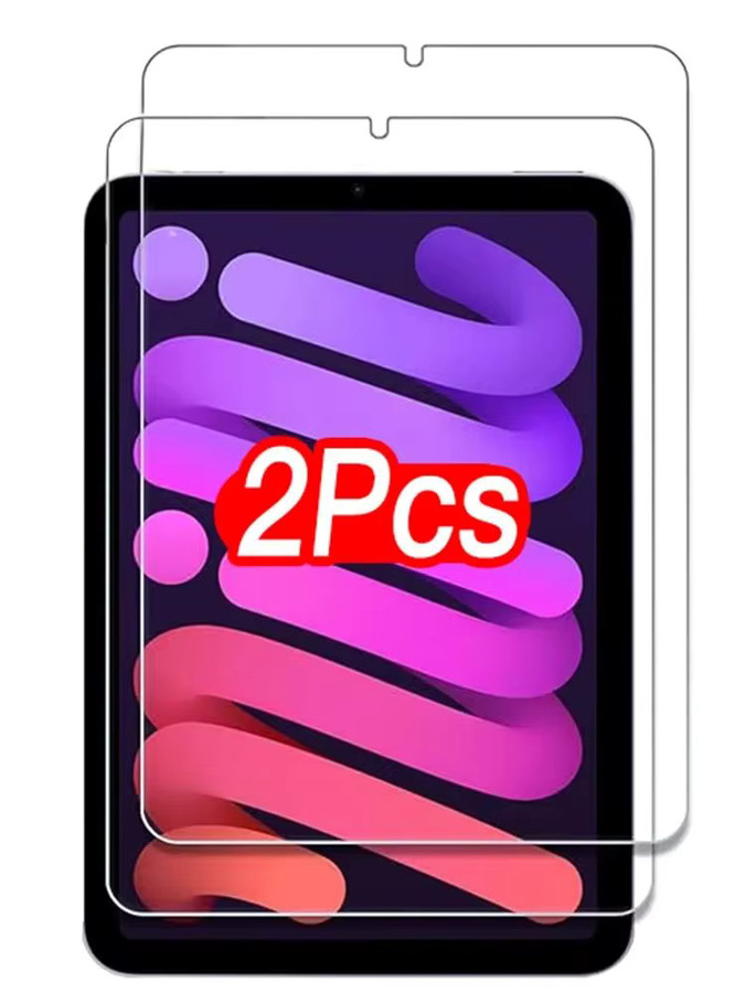 2 Stück Apple iPad Mini 6 8,3 Zoll Displayschutz aus gehärtetem Glas, transparent, kratzfest und anti-fingerabdruck - Bild 6