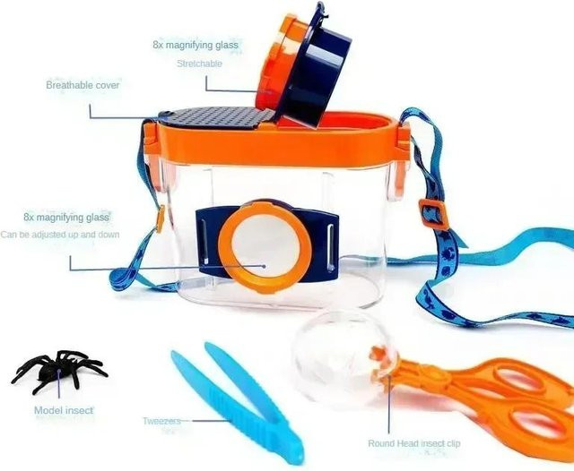 Yiran bag Insektenbeobachtungsbox Outdoor-Sammlung Teleskop ab 3-6J - Bild 1