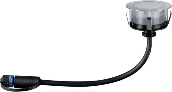 Paulmann Plug & Shine LED-Bodeneinbauleuchte RGBW Zigbee 3.0 IP67 Edelstahl Silber
