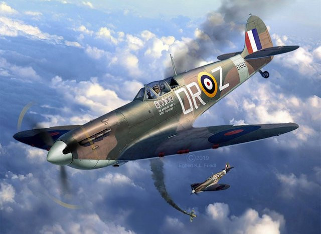 Revell Spitfire Mk.II Aces High Iron Maiden, Modellbau, 1:32, ab 14 Jahren - Bild 5