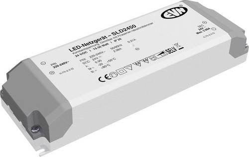 EVN LED-Trafo SLD2450 Konstantspannung 24 V/DC dimmbar in Weiß - Bild 1