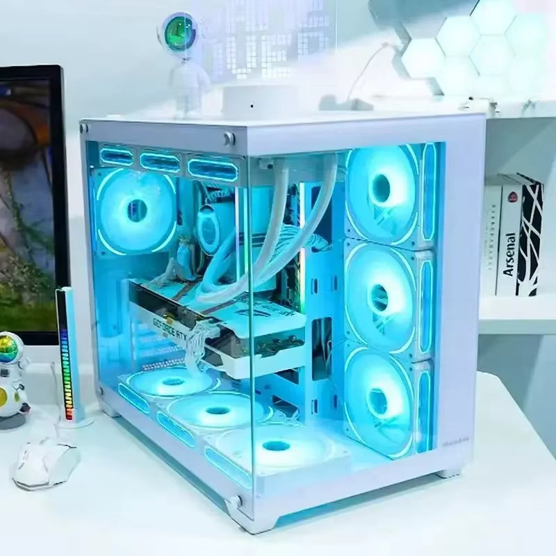 Skytech Prism II Gaming-PC Desktop in Weiß mit Intel Core i3 12100F, RX5500XT, 32GB 3200MHz RGB-Arbeitsspeicher und 1TB SSD - Bild 2
