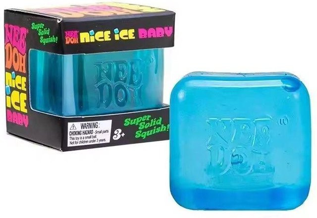 Schylling Needoh Nice Cube, Sensorisches Spielzeug, blau - Bild 1
