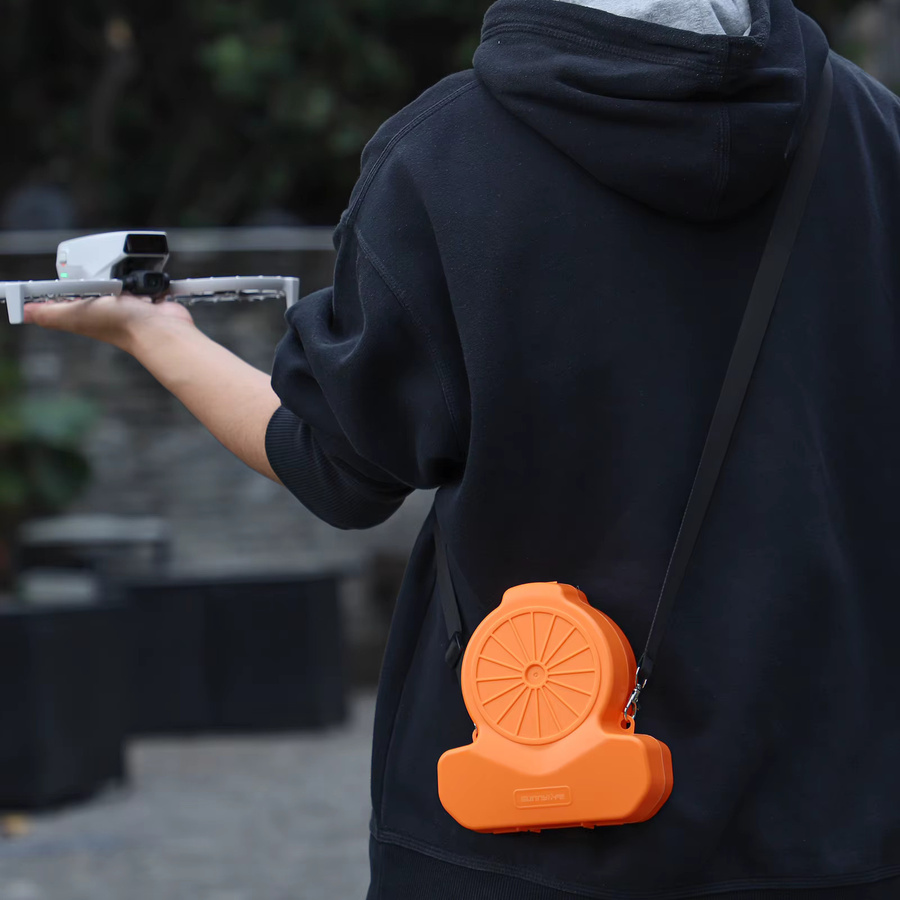 DJI Flip Stoßfeste Schutzhülle und Tragetasche in Grau - Bild 3