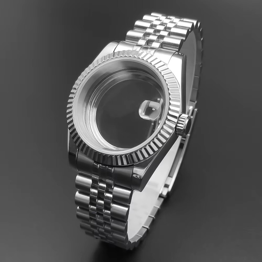 Neiton Saphirglas für Herren-Uhrengehäuse, Edelstahl, 36mm/39mm - Bild 1