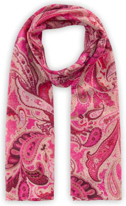 Codello Schal Paisleymuster, pink, Damen, 55x180cm - Bild 1