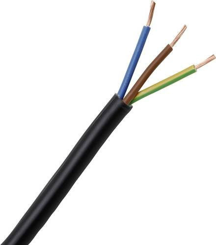 Kopp Schlauchleitung H03VV-F 3 x 0,75mm² Schwarz 10m - Bild 1