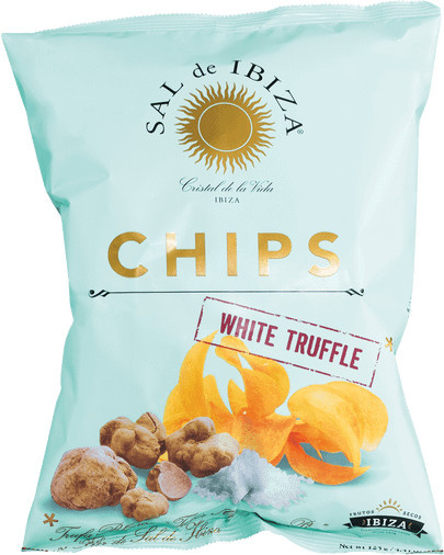SAL de IBIZA Chips weißer Trüffel & Flor de Sel 125 g - Bild 1