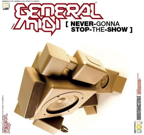 General MIDI - Never Gonna Stop The Show 12-Zoll Vinyl LP Distinct'ive Records 2006 UK Dance & Electronica beige (Gebraucht) - Bild 1