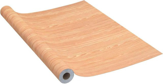 Selbstklebende Möbelfolie Yiwydaa in Ahorn-Holzmaserung, Farbe Beige, Material PVC, Breite: 90 cm, Länge: 500 cm - Bild 1