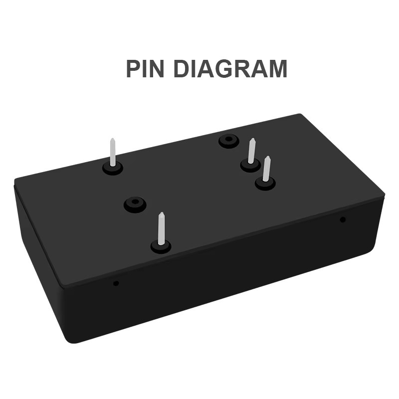Hi-Link VRB1205LD-10WR3 Serie DCDC-Wandler Isolierter Schaltnetzteilmodul 10W in Schwarz - Bild 3