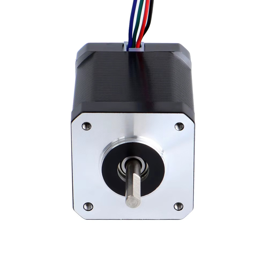 STEPPERONLINE Nema 17 Schrittmotor Bipolar 1,8 Grad 60Ncm 2,1A 85oz.in 4-Leiter in Schwarz B/T/H: 4,2 x 4,2 x 6,0 cm - Bild 2