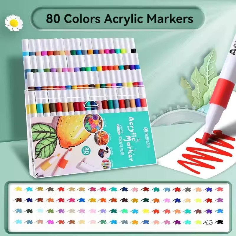 Acrylmarker Set von kissbuty in Multicolour für DIY Handwerk, Stein, Keramik, Glas und Holz - Bild 2