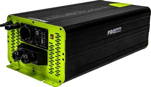 ProUser Wechselrichter PSI3000TX 3000W 12 V/DC - 230 V/AC mit Fernbedienung, reine Sinuswelle und USV-Funktion - Bild 1