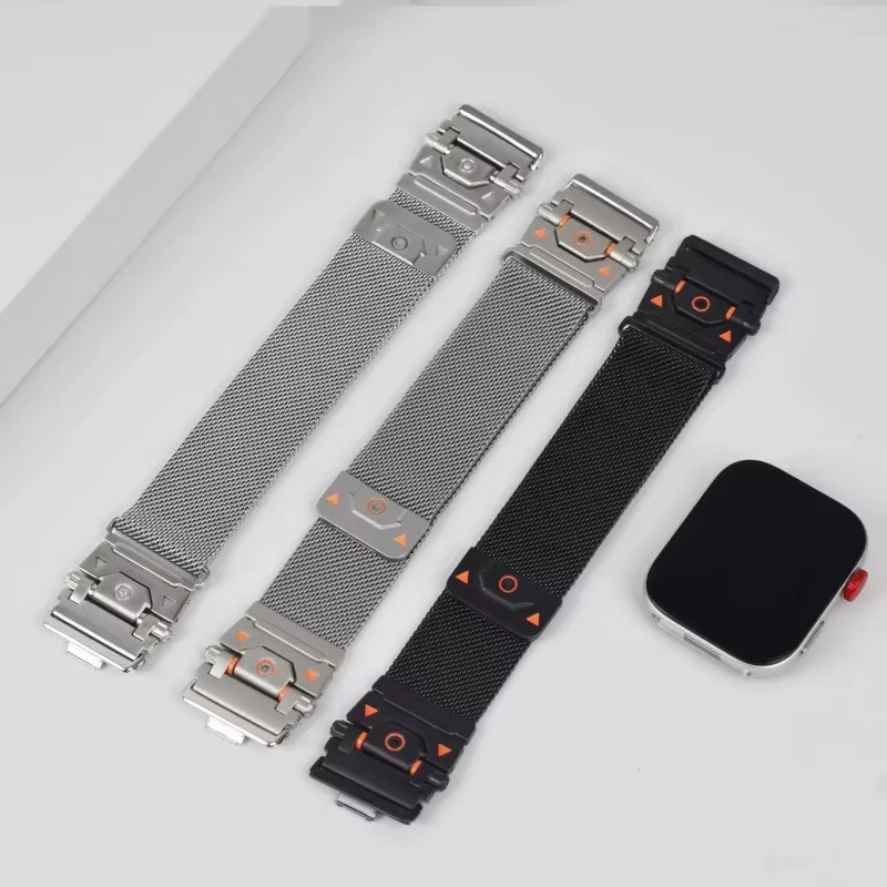 Uhrenarmband Milanaise, Edelstahl, Unisex - Bild 1