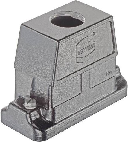 HARTING Tüllengehäuse 19 39 716 0447 in Silber aus Aluminium - Bild 1