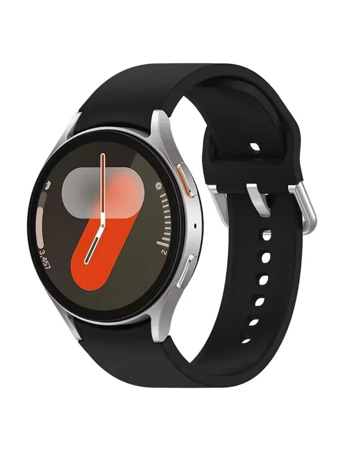 Sportband Silikonarmband, Schwarz, für Samsung Galaxy Watch - Bild 2