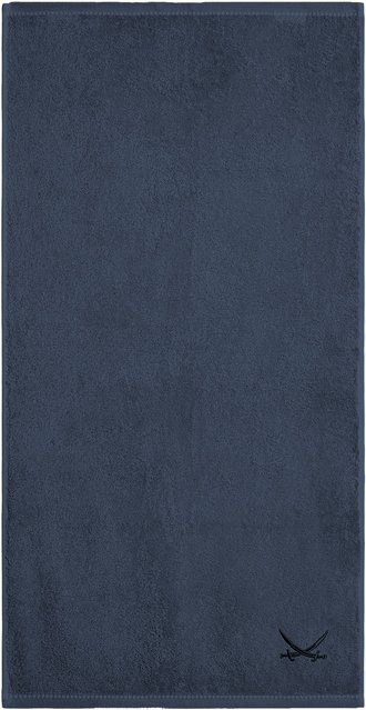 Duschtuch SANSIBAR aus Baumwolle in Blau, B/T/H: 140 x 70 x 48 cm - Bild 1