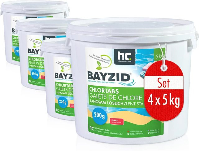 Bayzid Chlortabs langsam lösliche Tabletten 20g, 4 x 5kg - Bild 1