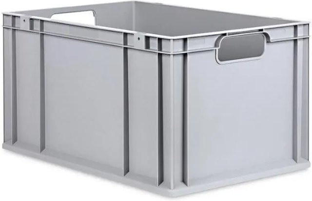 PROREGAL Eurobox Nextgen Economy Transportbox mit Griffen, Grau, H x B x T: 32 x 40 x 60 cm - Bild 1