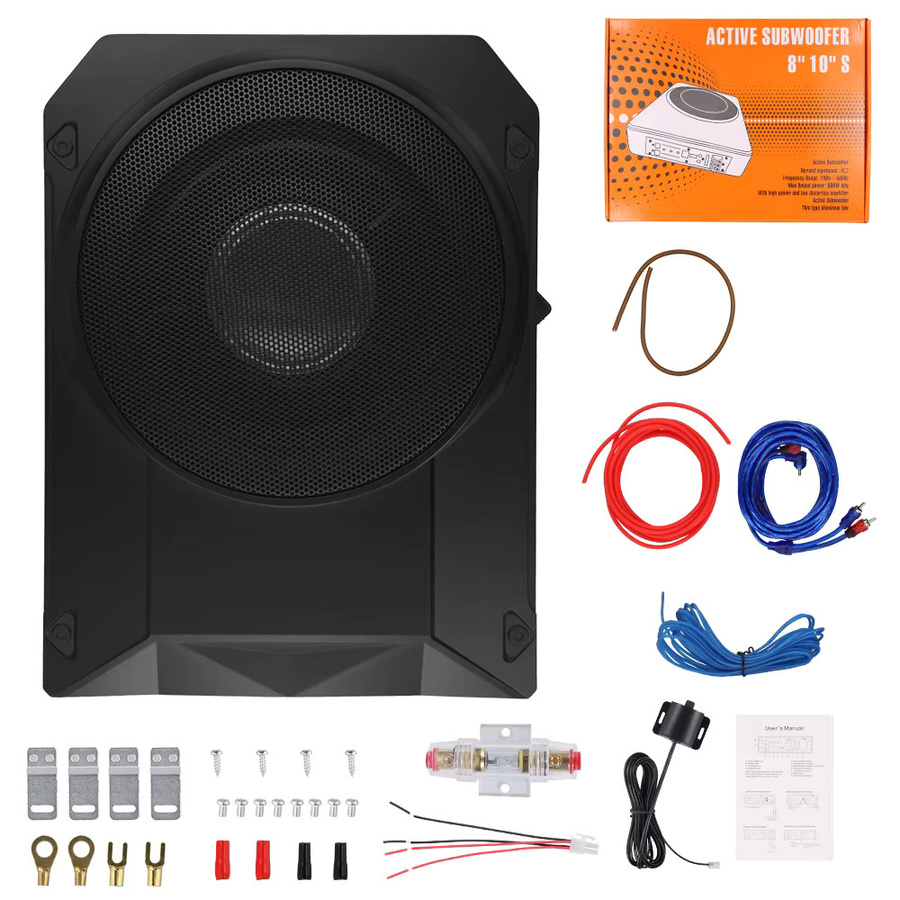 Podofo 10 Zoll Auto-Subwoofer 1000W Slim Woofer in Schwarz - Bild 3