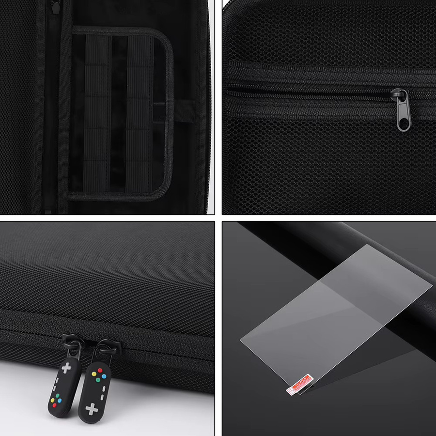 Nintendo Switch 2 EVA-Tragetasche und Displayschutzfolie in Schwarz - Bild 5