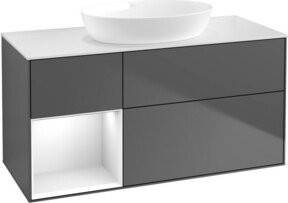 V&B Waschtischunterschrank Finion in Anthrazit lackiert, Breite: 120 cm, Tiefe: 50,1 cm, Höhe: 50,1 cm - Bild 1