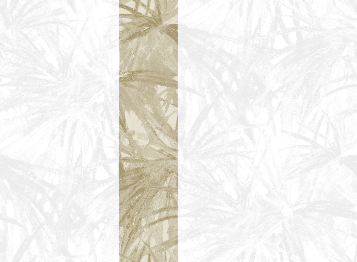 Jannelli & Volpi Mural Matira Sepia Panel 3 Wandgestaltung mit floralem Muster in Braun und Beige aus Vinyl - Bild 1