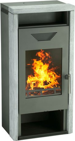 Wamsler Kaminofen Logi KO KF111 in Grau mit 5 kW Leistung - Bild 1