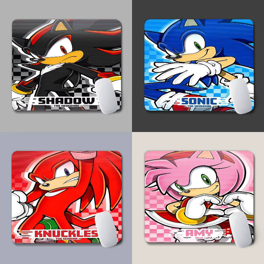 Rastar Anime S-Sonic Charakter Mauspad Rutschfeste Schreibtischunterlage für PC und Laptop in Multicolour - Bild 3