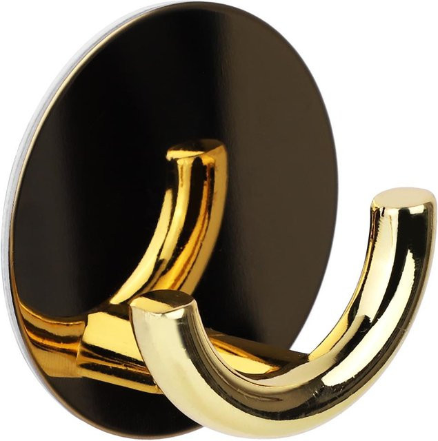 Meterk Klebeaufhänger aus Edelstahl und Zinklegierung in Gold für Wand und Tür - Bild 1