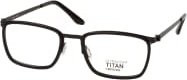 Mister Spex Collection Lalage 1422 Brille, Vollrand, Rechteckig, Unisex, black - Bild 1
