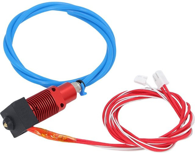 Creality Hotend-Kit Ersatz für CR 10S Pro 3D-Drucker mit 0,4mm Düse, 24V 40W Aluminium Heizblock und Extruder in Blau - Bild 1