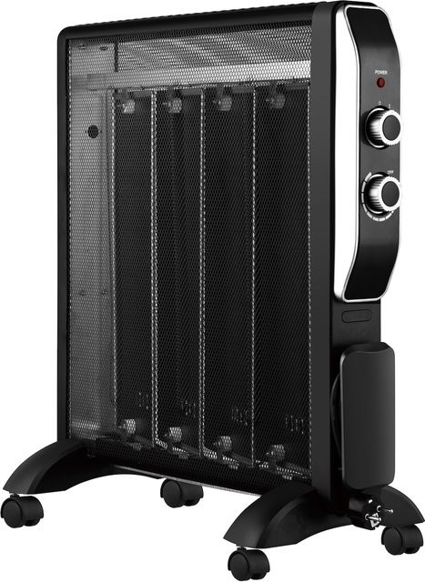 VALE Micathermic Heater HY-200A Heizstrahler 2000W Schwarz, B/H/T: 61,5 x 26,5 x 56,0 cm - Bild 1