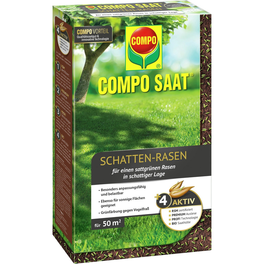 Compo Schatten-Rasen Saatgut 1 kg - Bild 2